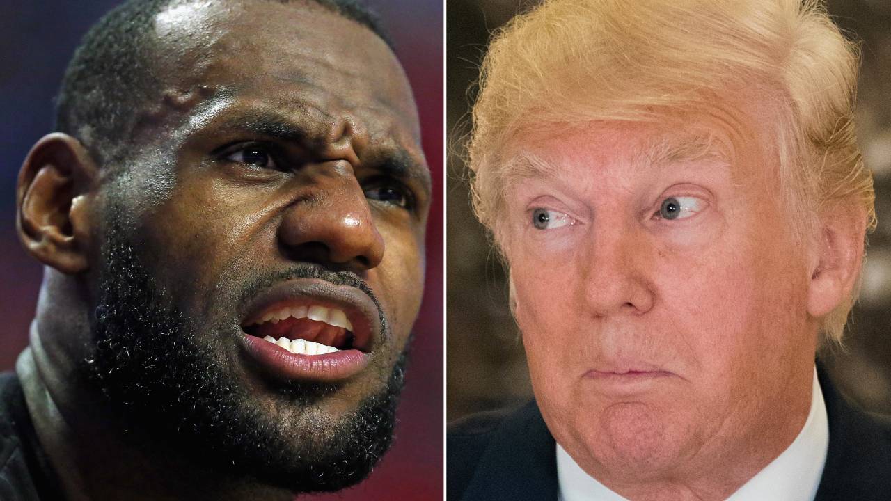 Lebron James e Donald Trump