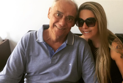 Marcelo Rezende e namorada Luciana Lacerda