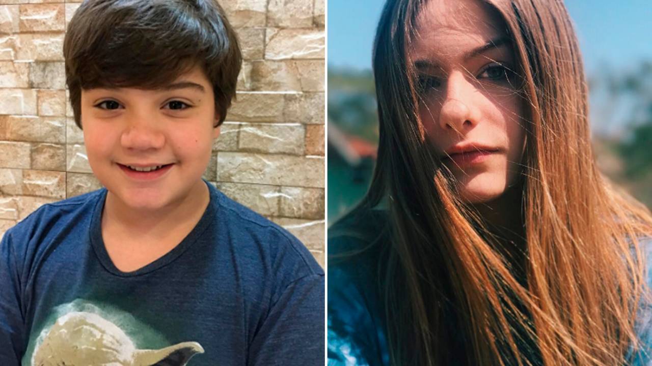 Matheus Burigo e Valentina Schulz, ex-participantes do ‘MasterChef Júnior’