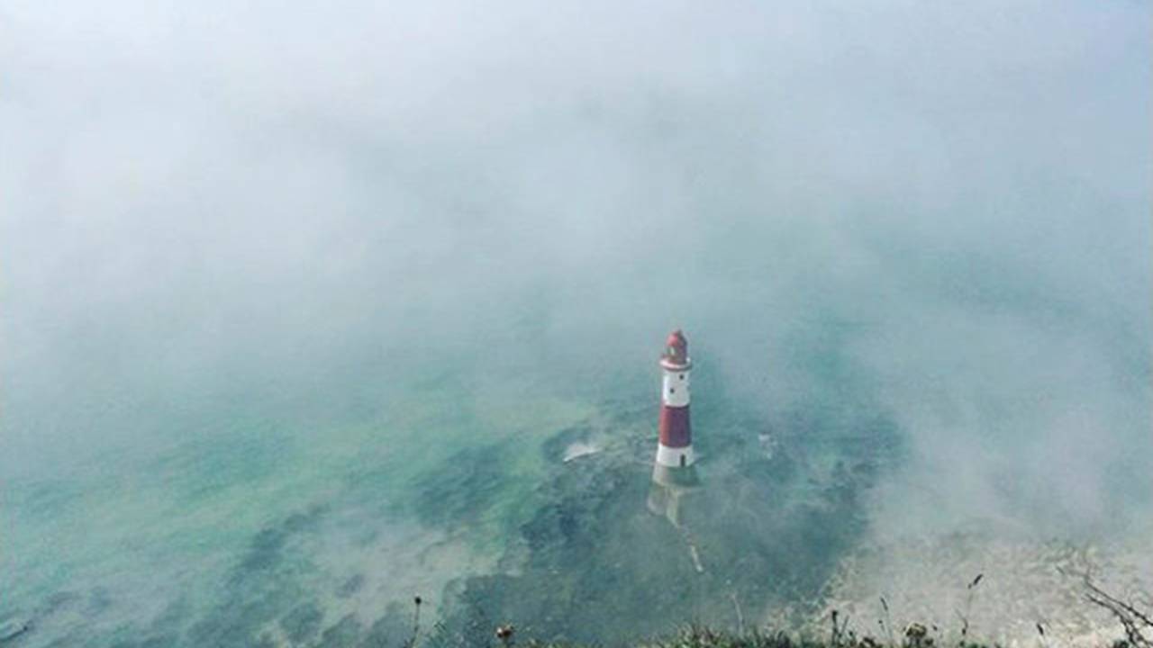 Neblina química na costa do Reino Unido