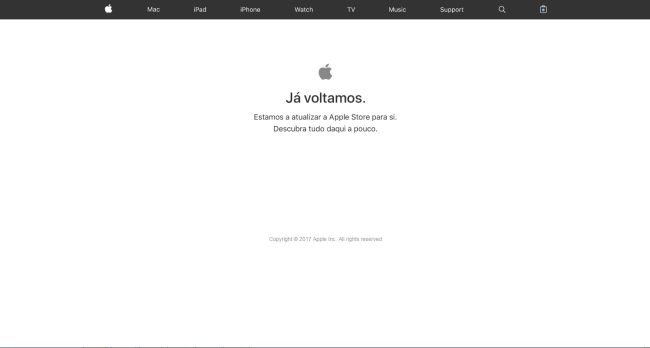 Loja online da Apple