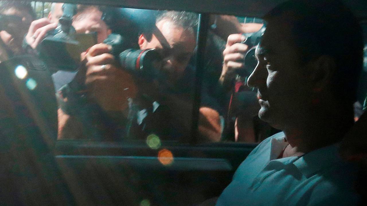 Joesley Batista deixa sede da Policia Federal em São Paulo