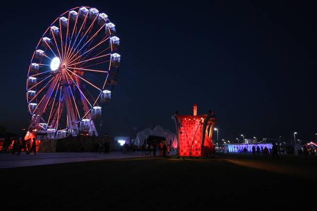 Vista da Cidade do Rock in Rio 2017