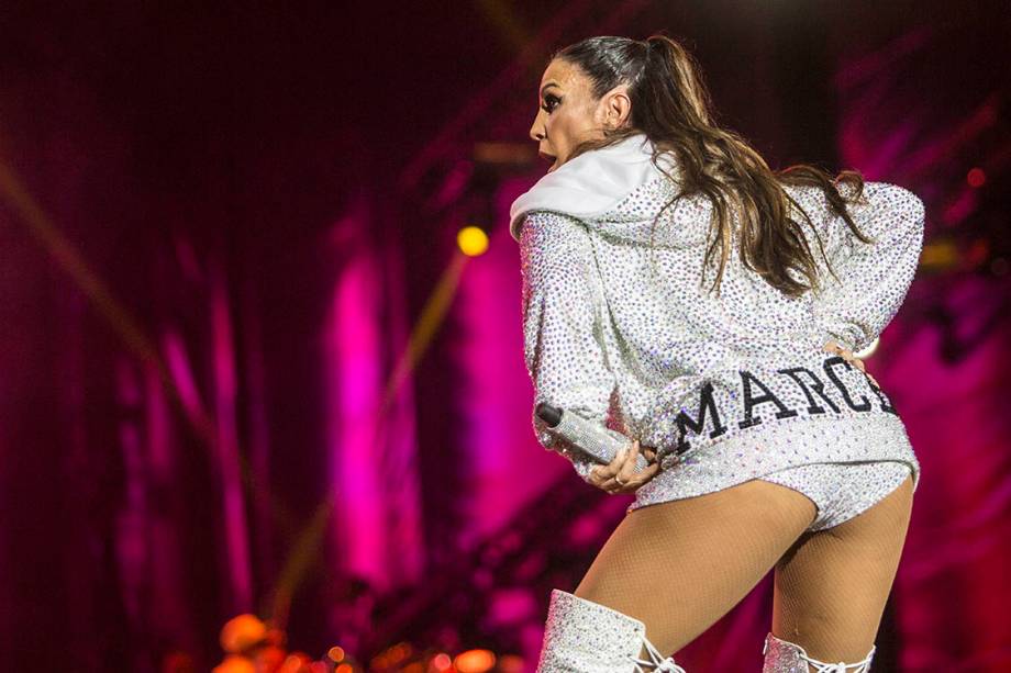 A cantora Ivete Sangalo se apresenta no primeiro dia de Rock in Rio