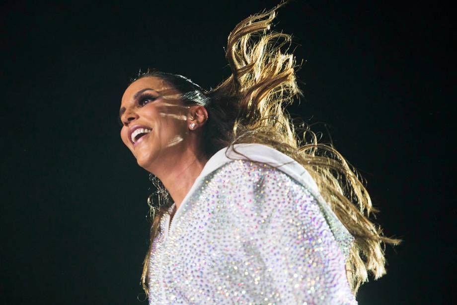 A cantora Ivete Sangalo se apresenta no primeiro dia de Rock in Rio