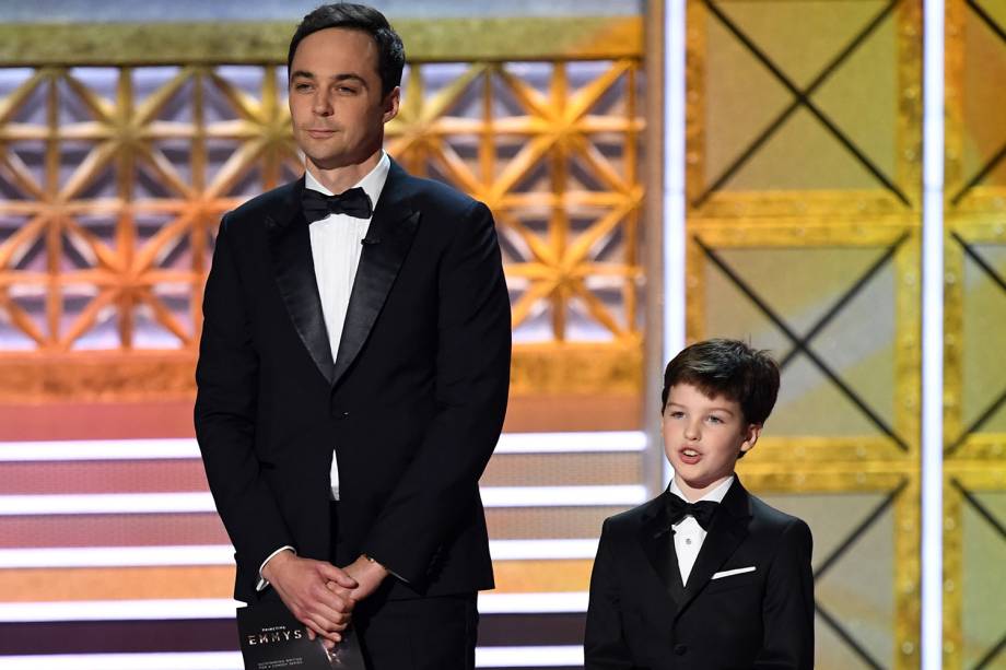 O ator Jim Parsons na 69º premiação Emmy Awards, em Los Angeles - 17/09/2017