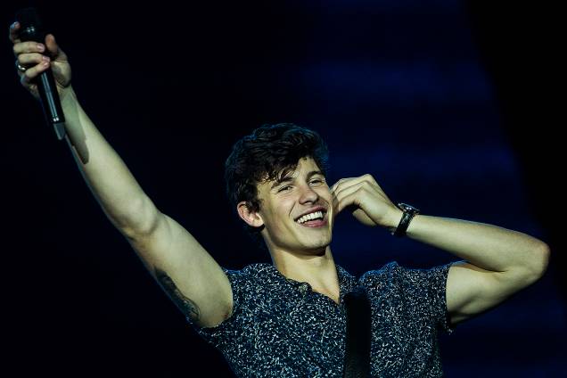 O cantor canadense Shawn Mendes, de 19 anos, no Palco Mundo durante segundo dia de shows do Rock In Rio 2017, no Parque Olímpico, na Barra da Tijuca, zona oeste do Rio de Janeiro (RJ) - 16/09/2019 O cantor canadense Shawn Mendes, de 19 anos, no Palco Mundo durante segundo dia de shows do Rock In Rio 2017, no Parque Olímpico, na Barra da Tijuca, zona oeste do Rio de Janeiro (RJ) - 16/09/2019