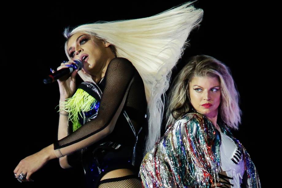 Rock in Rio 2017, Pabllo Vittar faz participação surpresa em show da Fergie no Palco Mundo e agita o segundo dia de apresentações do festival de musica Rock in Rio, no Parque Olimpico do Rio de Janeiro - 16/09/2017