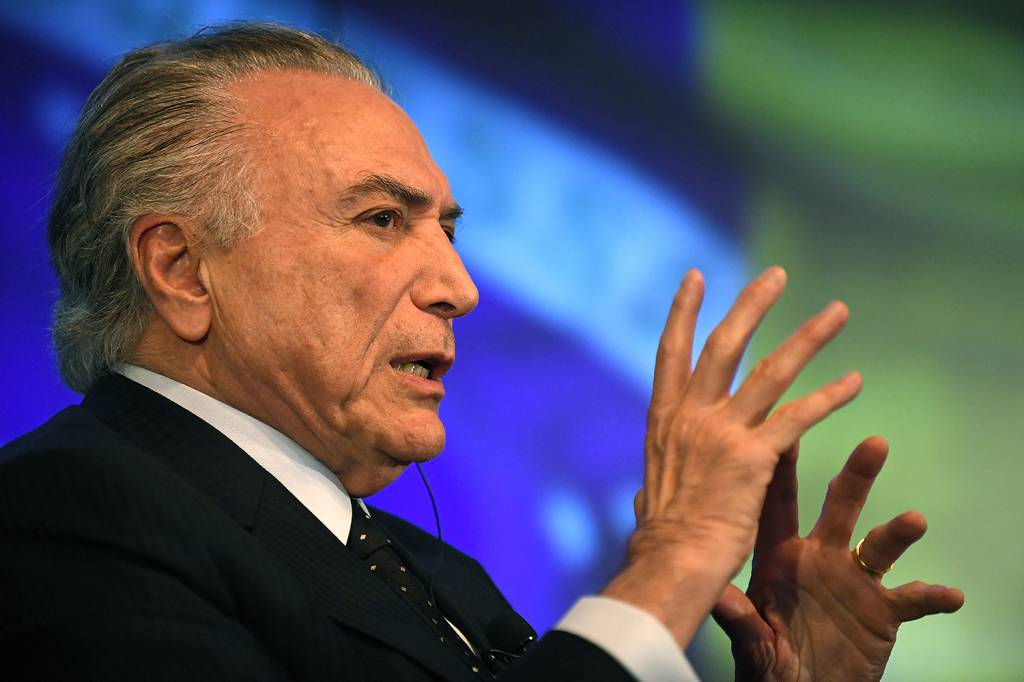 O presidente Michel Temer