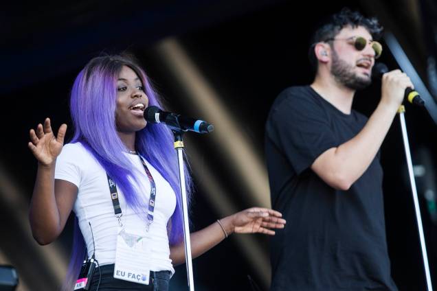 O produtor de música eletrônica SG Lewis abre o dia de shows no palco Sunset no primeiro dia do Rock in Rio no Parque Olímpico no Rio de Janeiro - 15/09/2017 O produtor de música eletrônica SG Lewis abre o dia de shows no palco Sunset no primeiro dia do Rock in Rio no Parque Olímpico no Rio de Janeiro - 15/09/2017