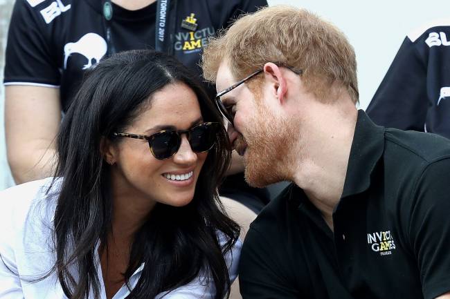 Principe Harry e sua namorada, a atriz Meghan Markle