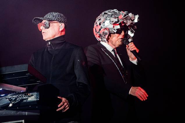 Show do Pet Shop Boys no Palco Mundo durante o primeiro dia de Rock in Rio - 15/09/2017 Show do Pet Shop Boys no Palco Mundo durante o primeiro dia de Rock in Rio - 15/09/2017