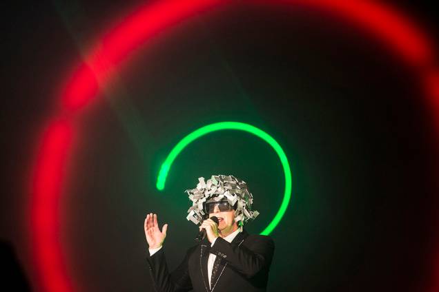 Show do Pet Shop Boys no Palco Mundo durante o primeiro dia de Rock in Rio - 15/09/2017 Show do Pet Shop Boys no Palco Mundo durante o primeiro dia de Rock in Rio - 15/09/2017