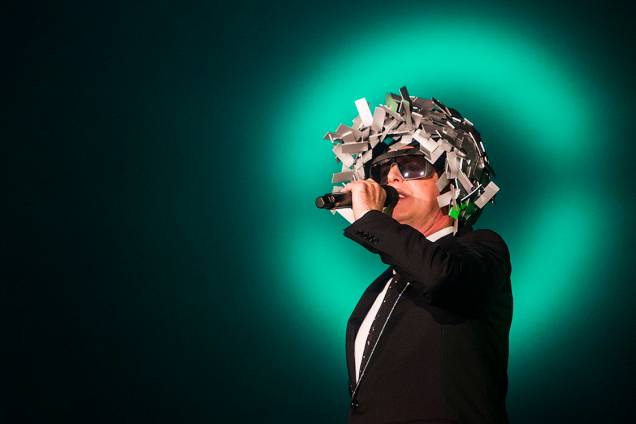 Show do Pet Shop Boys no Palco Mundo durante o primeiro dia de Rock in Rio - 15/09/2017 Show do Pet Shop Boys no Palco Mundo durante o primeiro dia de Rock in Rio - 15/09/2017