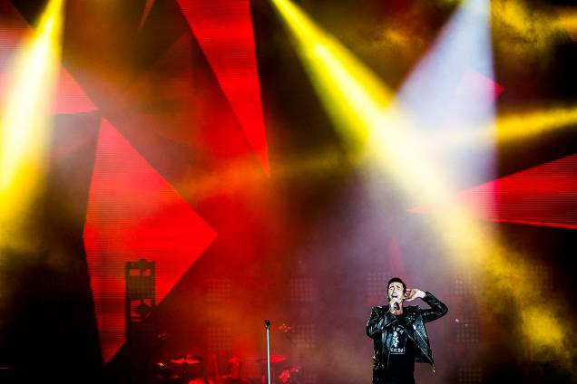 A banda Maroon 5, liderada por Adam Levine no Palco Mundo durante o primeiro dia de Rock in Rio - 15/09/2017 A banda Maroon 5, liderada por Adam Levine no Palco Mundo durante o primeiro dia de Rock in Rio - 15/09/2017