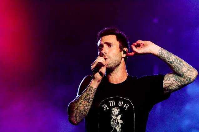 A banda Maroon 5, liderada por Adam Levine no Palco Mundo durante o primeiro dia de Rock in Rio - 15/09/2017 A banda Maroon 5, liderada por Adam Levine no Palco Mundo durante o primeiro dia de Rock in Rio - 15/09/2017