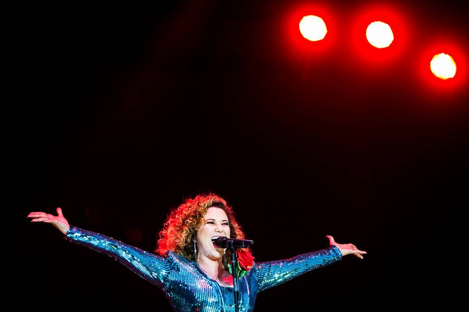 A cantora Maria Rita no Palco Palco Sunset durante o terceiro dia de Rock in Rio - 17/09/2017