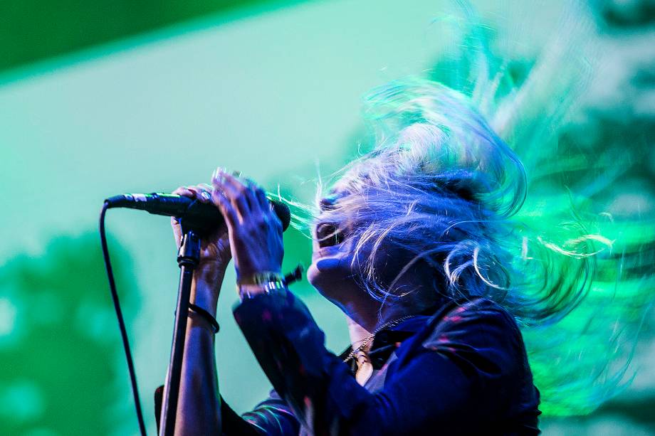 Show de The Kills no palco Sunset durante a 7ª edição do Rock in Rio, no Parque Olímpico, na capital fluminense - 21/09/2017