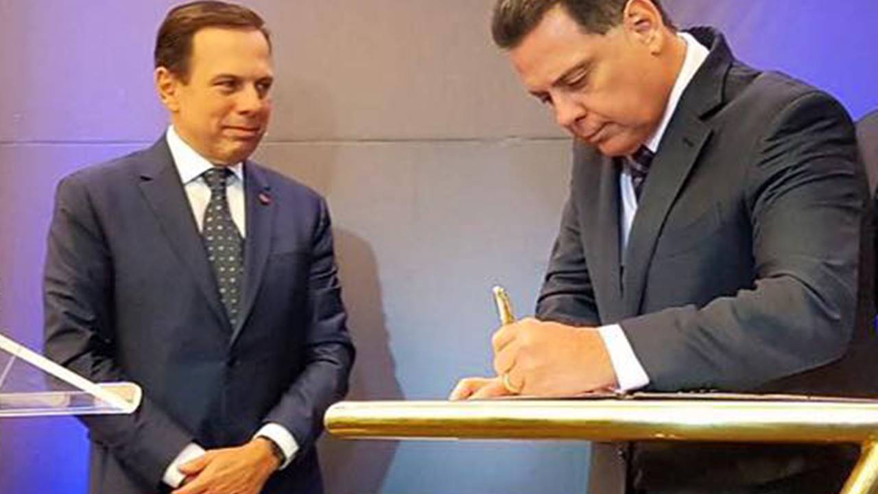 João Doria e Marconi Perillo em Goiás //