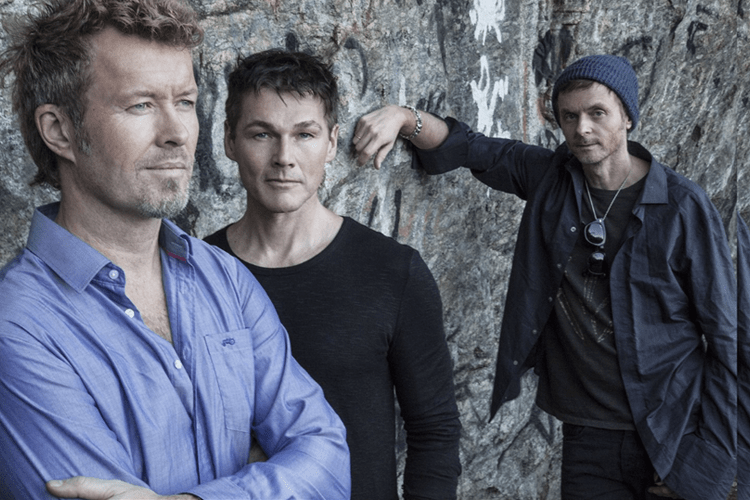 Magne Furuholmen, Morten Harket e Paul Waaktaar-Savoy da banda A-ha
