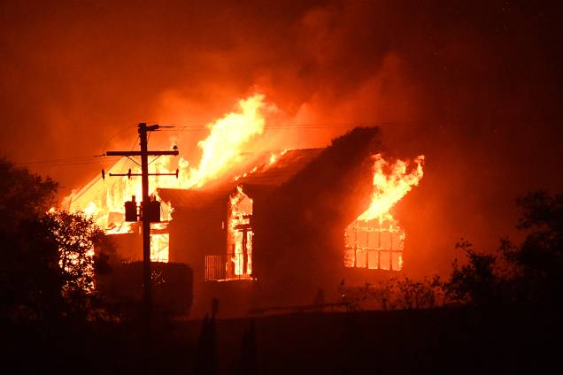 Incêndio na Califórnia Incêndio na Califórnia
