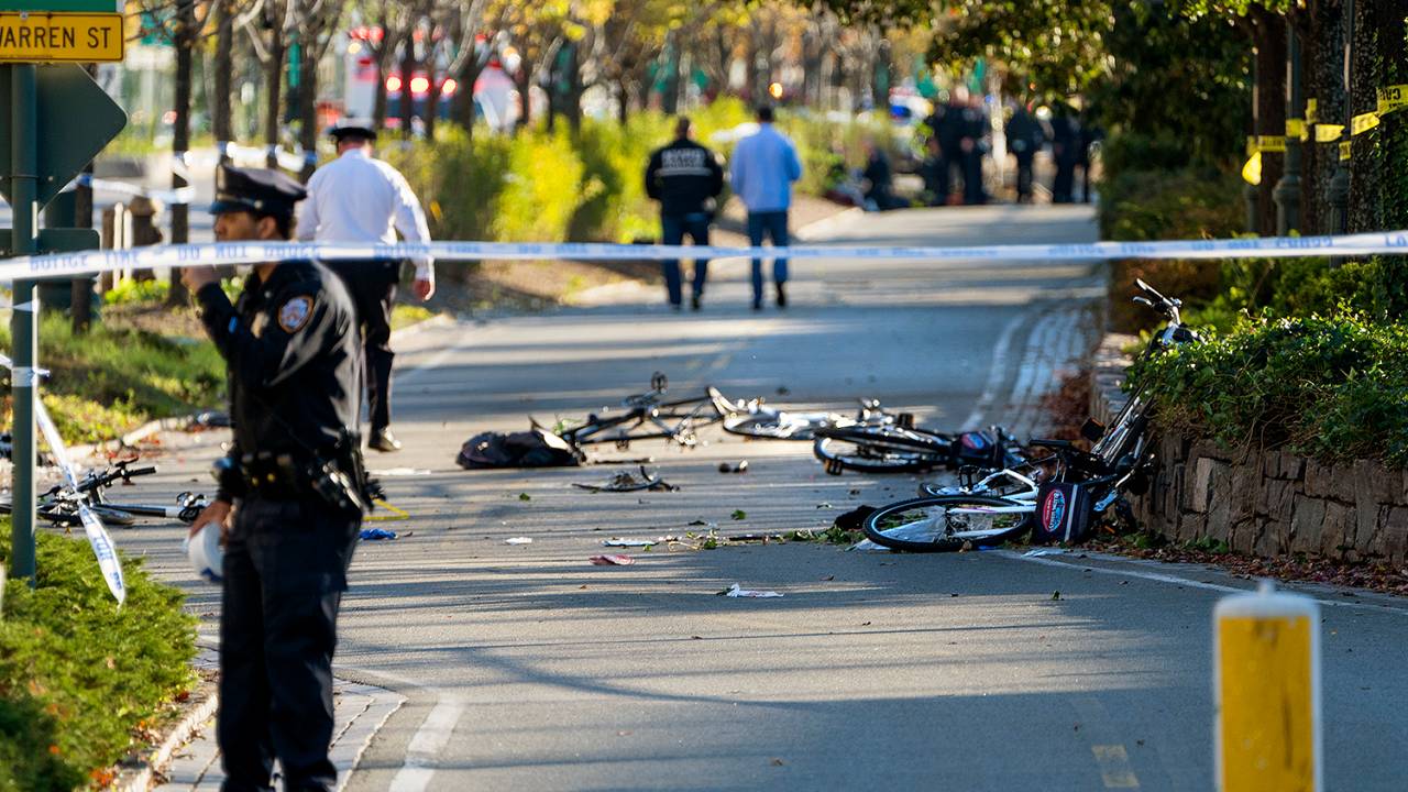 Nova York, na região sul de Manhattan - 31/10/2017