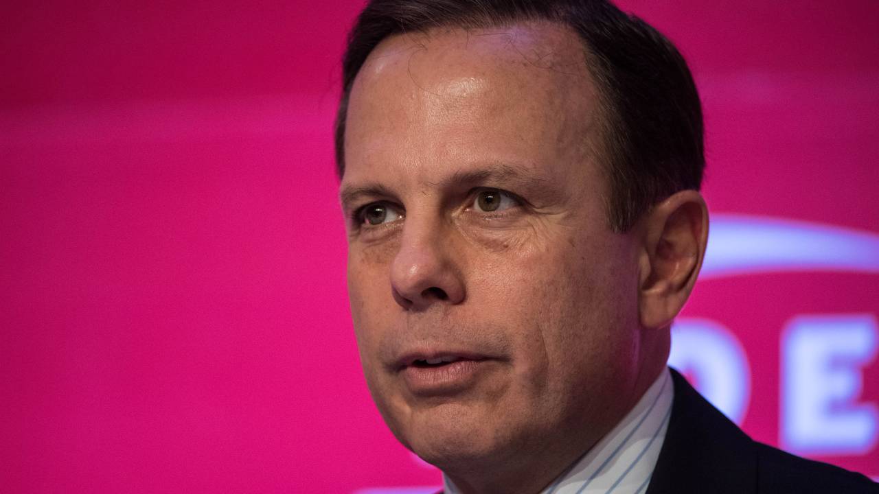 O então prefeito de São Paulo, João Doria, conversa durante encontro do LIDE (Grupo de Líderes Empresariais) em São Paulo - 30/10/2017