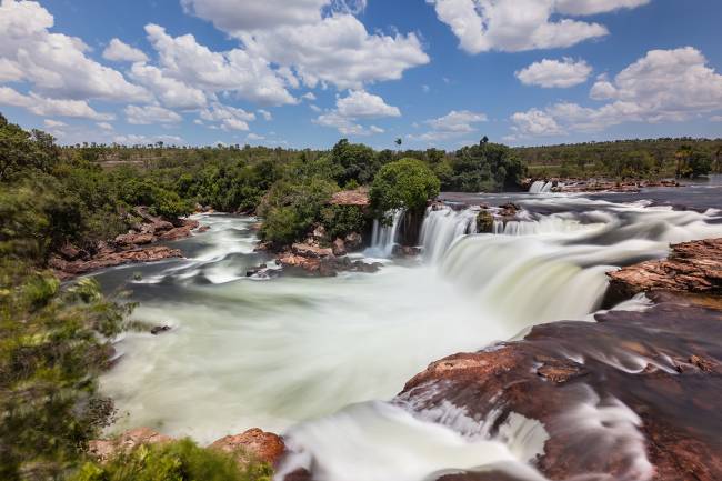 Cachoeira Velha no Parque Estadual do Jalapão, no Tocantins