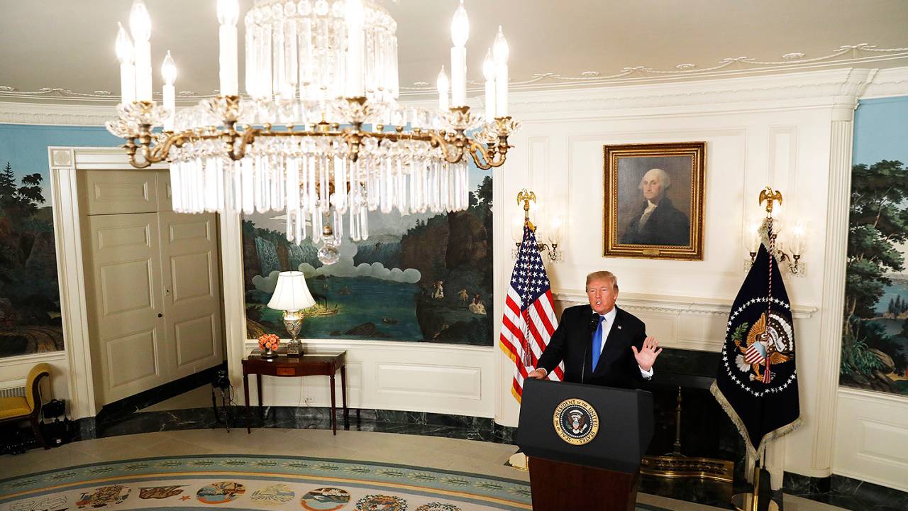 O presidente dos EUA Donald Trump