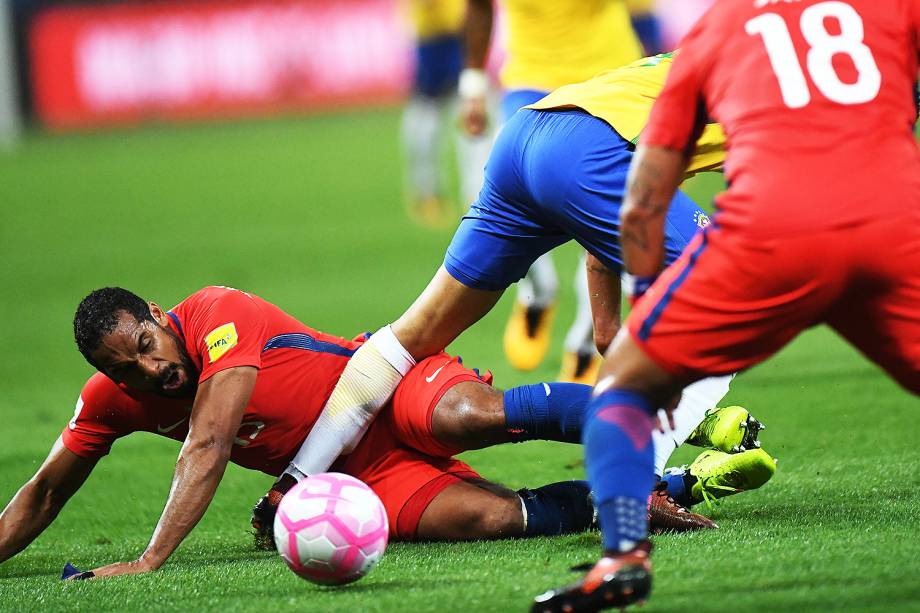 Partida entre Brasil e Chile, válida pela 18ª rodada (última) das Eliminatórias Sul-Americanas da Copa de 2018 (Rússia) no Allianz Parque, em São Paulo (SP) - 10/10/2017