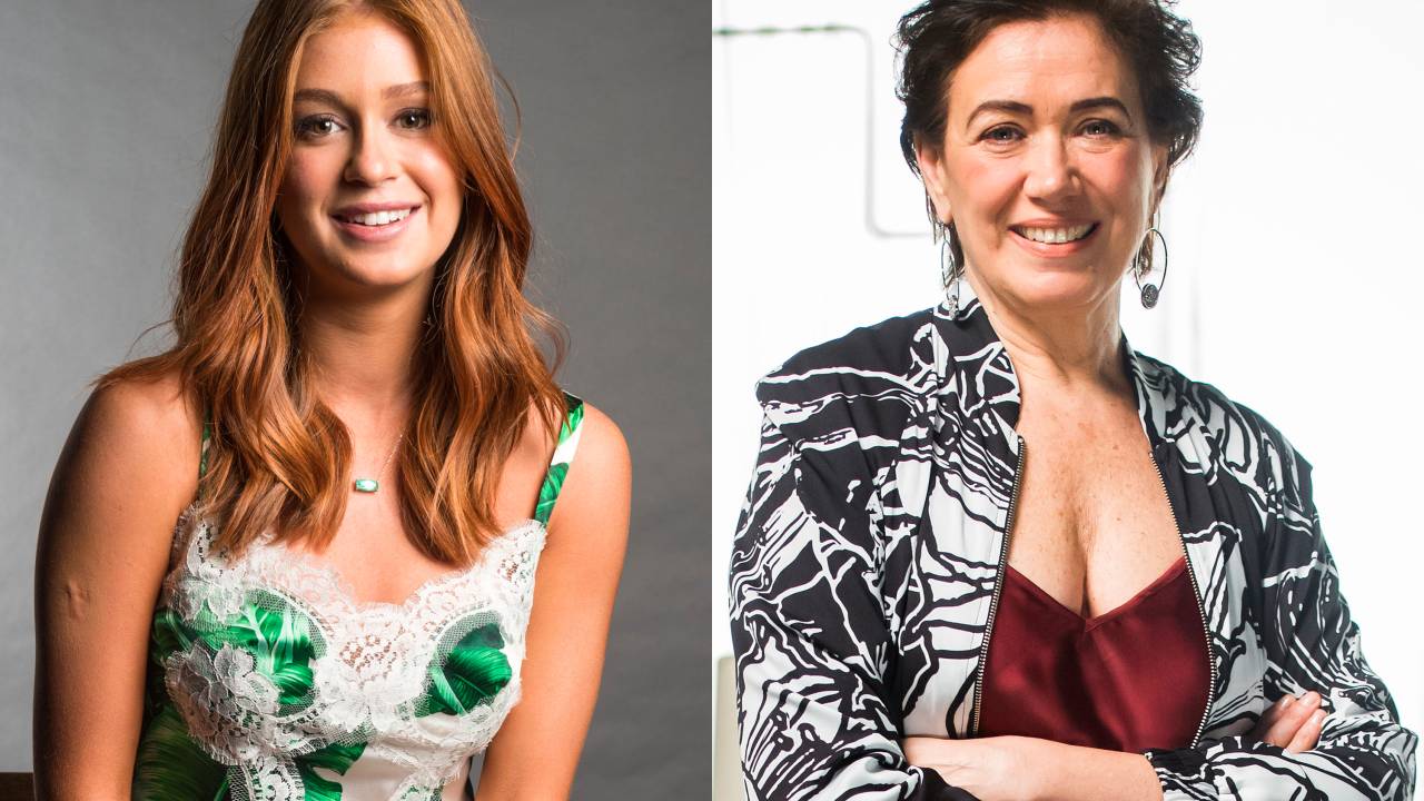 As atrizes Marina Ruy Barbosa e Lilia Cabral