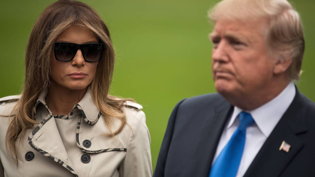 Melina e Donald Trump