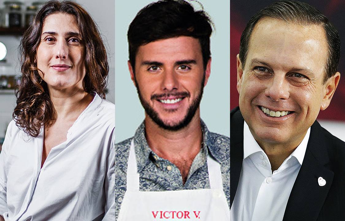 Paola Carosella, Victor Vieira e João Dória