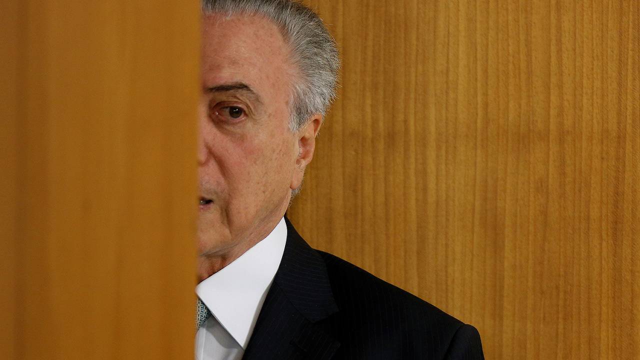 O presidente do Brasil, Michel Temer