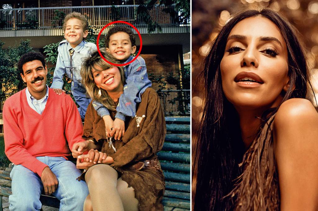 Cerezo e Rosa, pais de Lea T., de 36 anos (no círculo, em registro da infância, e na foto ao lado): “Para pais cascudos como eu, ainda é muito difícil”