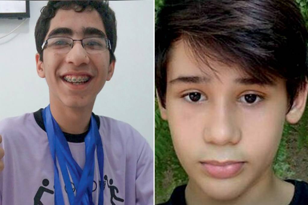 OS DOIS MENINOS MORTOS João Vítor (à esq.) era um dos melhores amigos do matador. João Pedro foi o primeiro a ser atingido