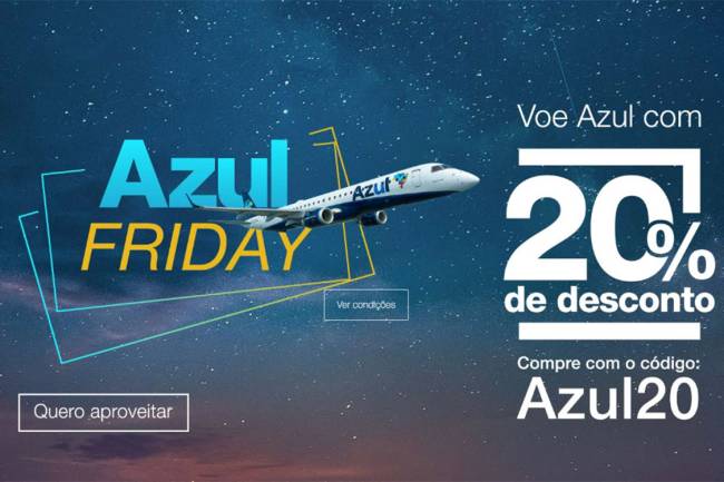 Promoção Black Friday Azul