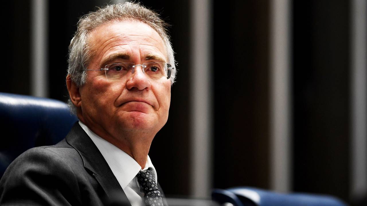 O então presidente do Senado Federal, Renan Calheiros, em Brasília (DF) - 13/12/2016