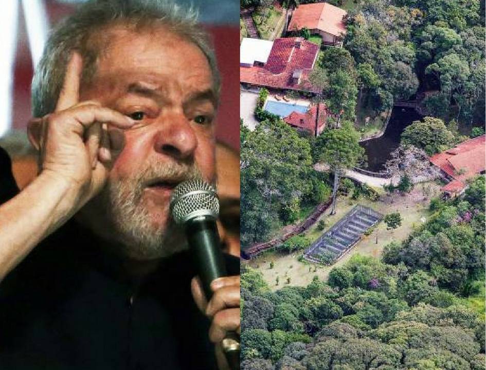 O ex-presidente Lula é acusado de receber propina da Odebrecht e da OAS por meio de reformas no sítio Santa Bárbara, em Atibaia, no interior de São Paulo