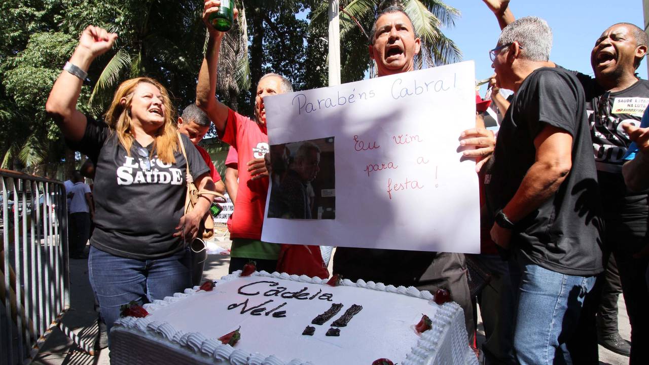 Ato em frente à Cadeia Pública José Frederico Marques, RJ