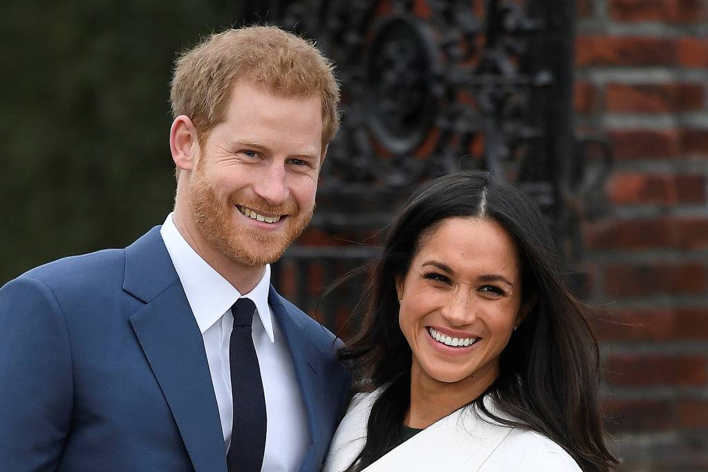 Príncipe Harry e sua noiva Meghan Markle