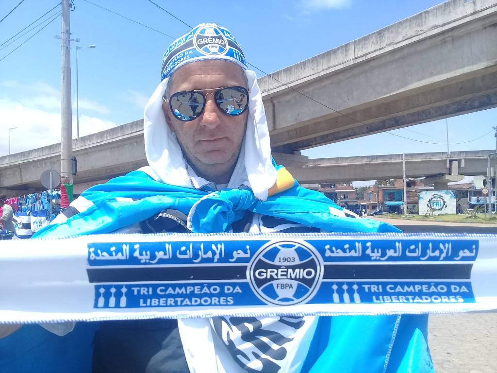 Mundial: clima de Emirados Árabes contagia torcida gremista