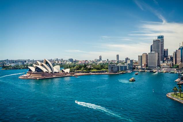 Vista aėrea da cidade de Sydney, na Austrália - 30/01/2015 Vista aėrea da cidade de Sydney, na Austrália - 30/01/2015