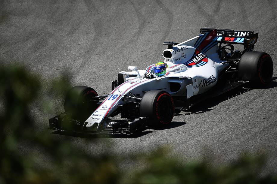 O piloto brasileiro Felipe Massa, da Williams, durante treino livre para o Grande Prêmio do Brasil, em Interlagos - 10/11/2017