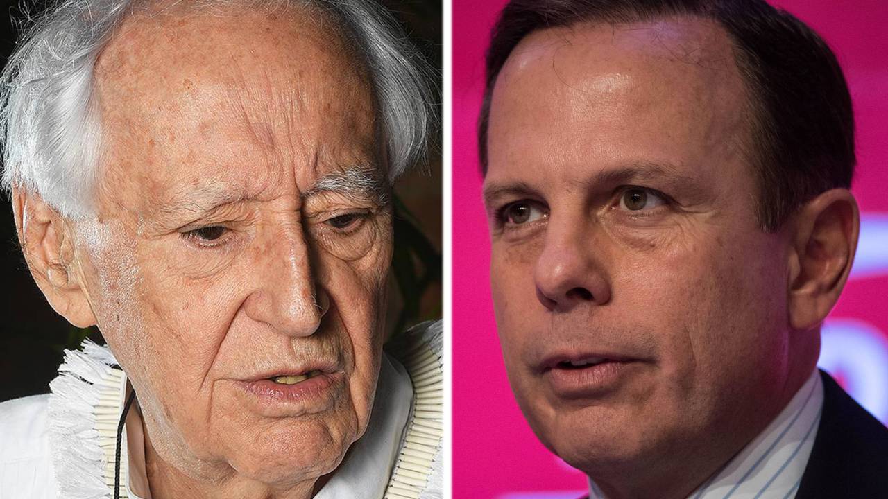 Zé Celso e João Doria