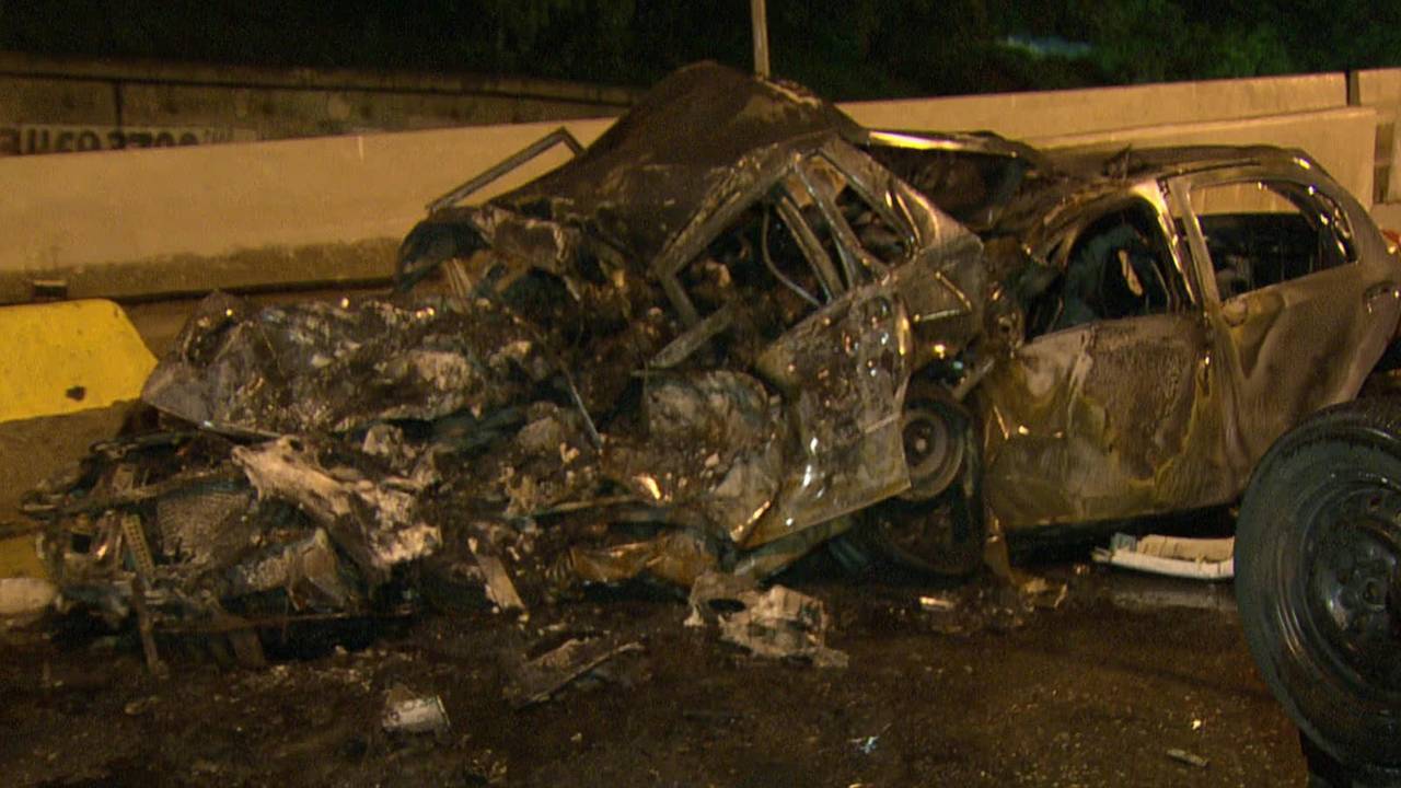 Acidente na Avenida Brasil no Rio e Janeiro