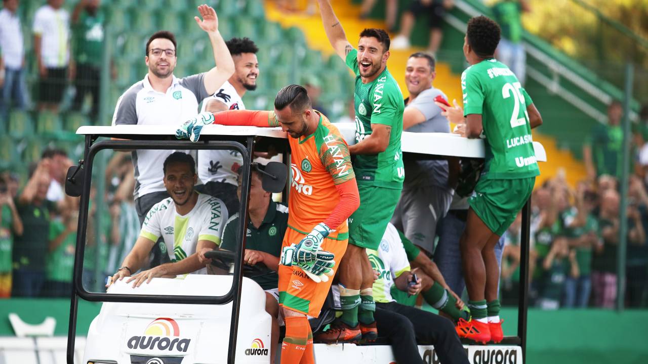 Chapecoense festeja vaga na Libertadores
