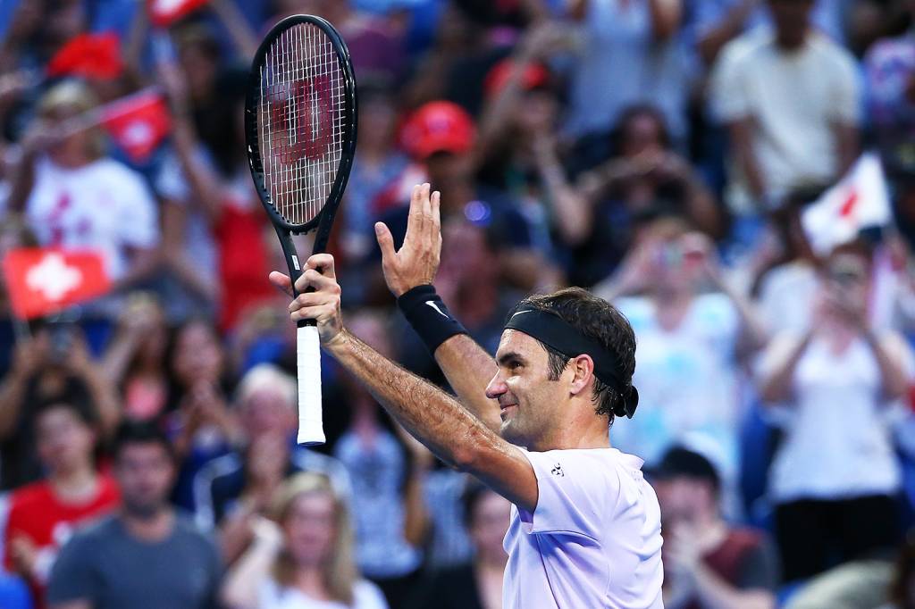 Federer vence 1º jogo da temporada e ajuda Suíça a bater Japão