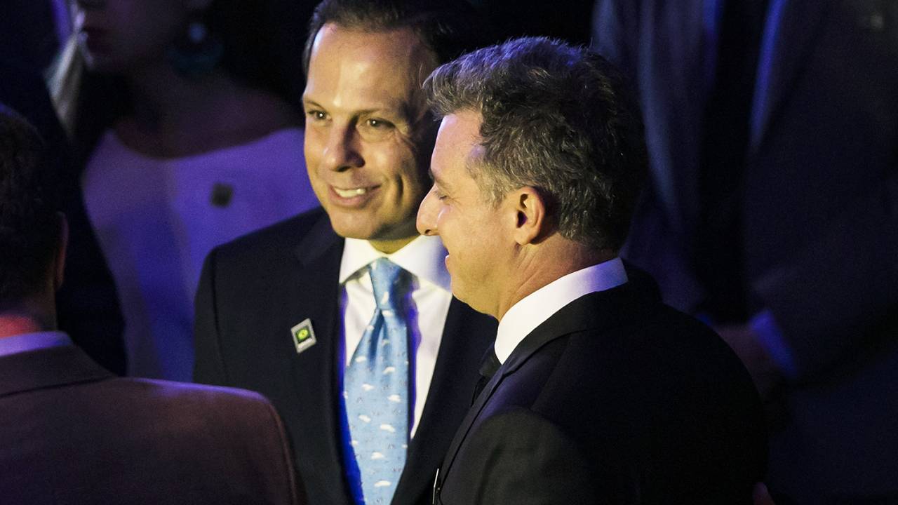 João Doria e Luciano Huck
