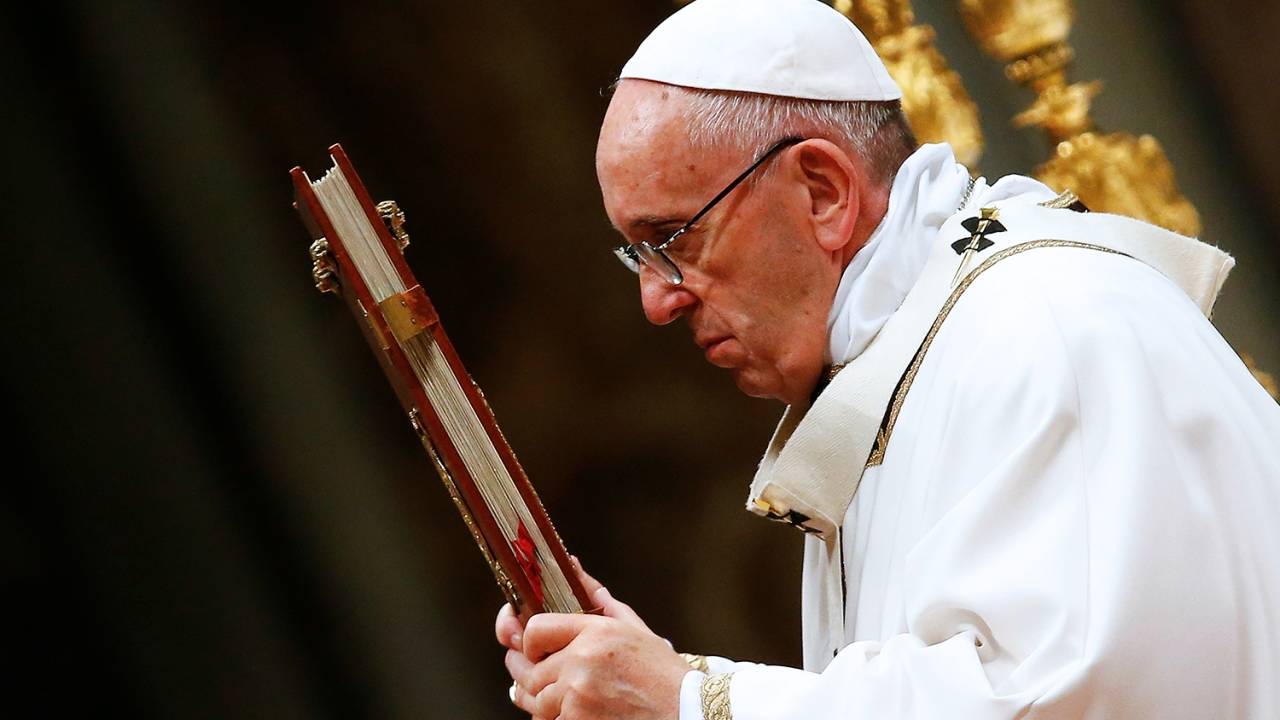 Papa Francisco celebra a Missa do Galo no Vaticano - 24/12/2017